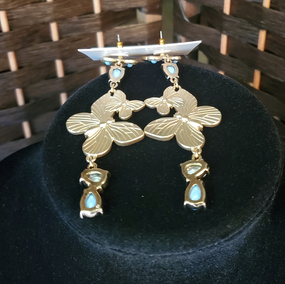 Betsey Johnson Matching Butterfly 🦋 Earrings - Picture 6 of 10